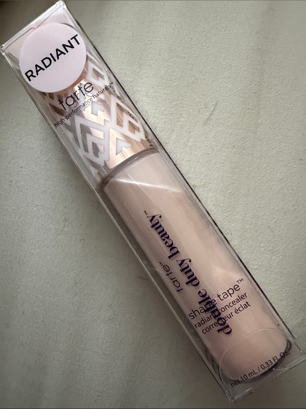 tarte Radiant Shape Tape Double Duty Beauty- 12B Fair Beige